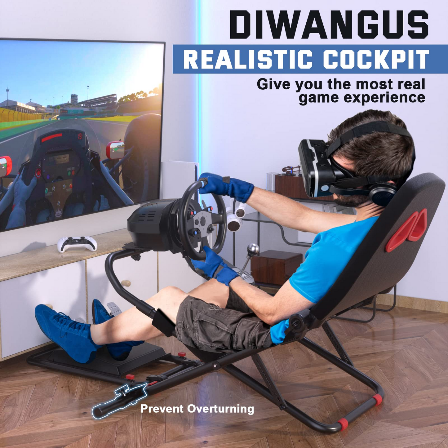 Diwangus Racing Wheel Stand D301X