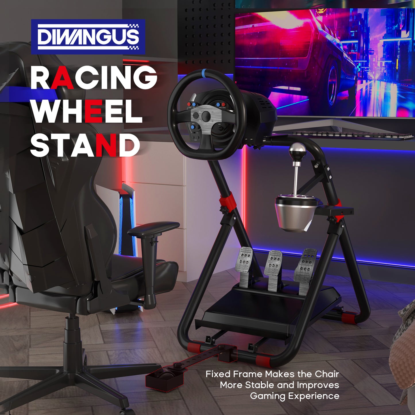 Diwangus Racing Wheel Stand D004X